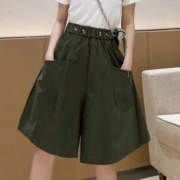 women's shorts plus size ladies casual high waist wide leg a-line solid color minimalist summer clothing vetement femme 2021, White;black
women's shorts plus size ladies casual high waist wide leg a-line solid color minimalist summer clothing vetement femme 2021, White;black