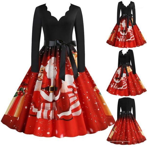 casual dresses women vintage long sleeve christmas 1950s housewife evening party prom dress ladies autumn winter, Black;gray
casual dresses women vintage long sleeve christmas 1950s housewife evening party prom dress ladies autumn winter, Black;gray