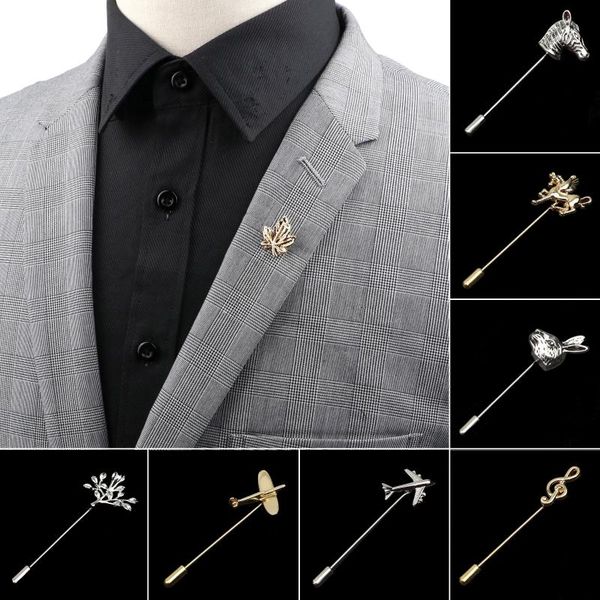 pins, brooches men's advanced chic leaf zebra airplane shawl lapel pins uxedo corsage hat shirt suit collar pin party daily accessory, Gray
pins, brooches men's advanced chic leaf zebra airplane shawl lapel pins uxedo corsage hat shirt suit collar pin party daily accessory, Gray