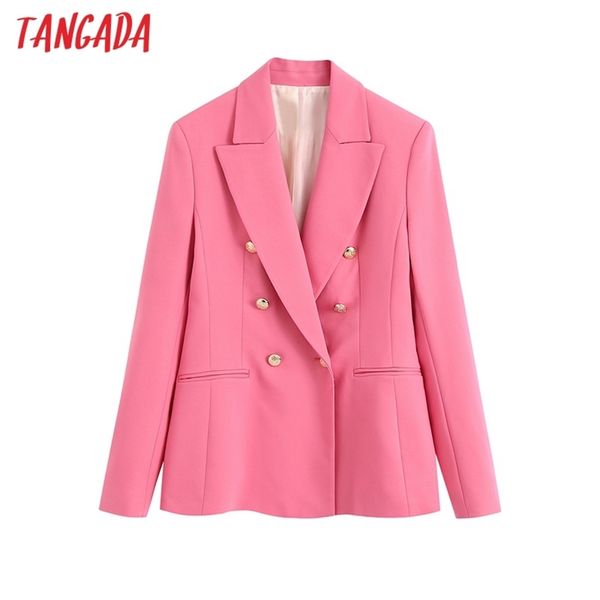 women pink blazer coat vintage double breasted long sleeve fashion female outerwear chic be823 210416, Black
women pink blazer coat vintage double breasted long sleeve fashion female outerwear chic be823 210416, Black