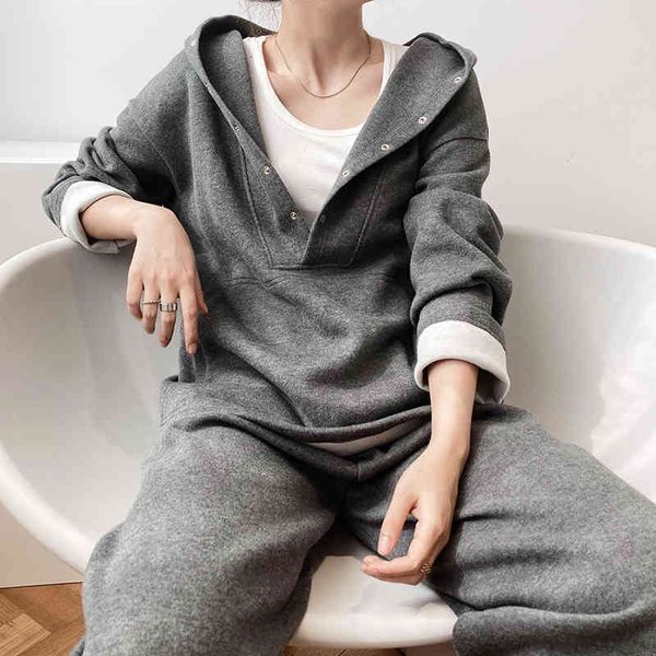 women's tracksuits lmq new women fall winter oversized hoodies pants two piece set hooded sweater korean casual sweatshirt lady su, Gray
women's tracksuits lmq new women fall winter oversized hoodies pants two piece set hooded sweater korean casual sweatshirt lady su, Gray