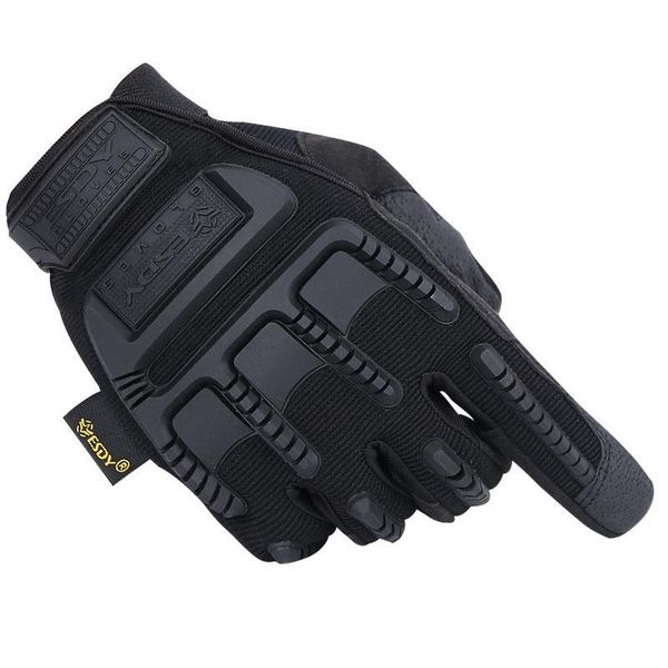 sports gloves outdoor hiking cycling training sport tactical camping men full finger wear non-slip protection shell long, Black
sports gloves outdoor hiking cycling training sport tactical camping men full finger wear non-slip protection shell long, Black