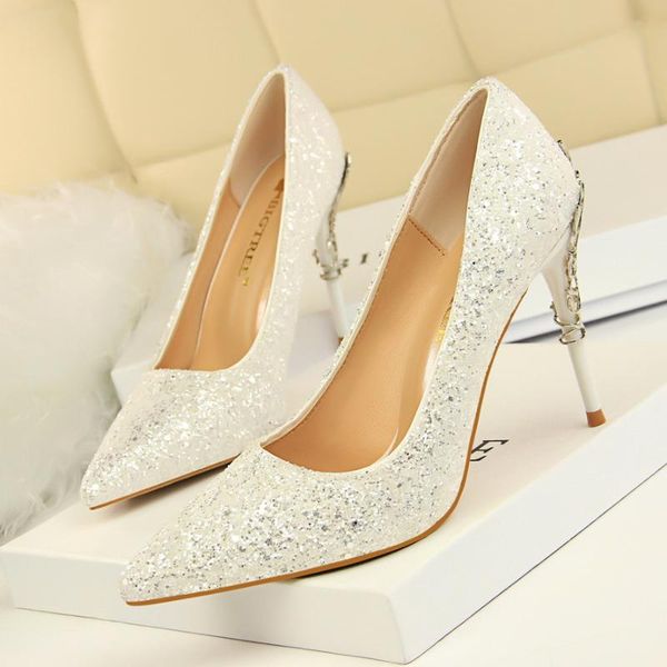 dress shoes 2021 spring women pumps high thin heels pointed toe metal decoration bling bridal wedding gold, Black
dress shoes 2021 spring women pumps high thin heels pointed toe metal decoration bling bridal wedding gold, Black