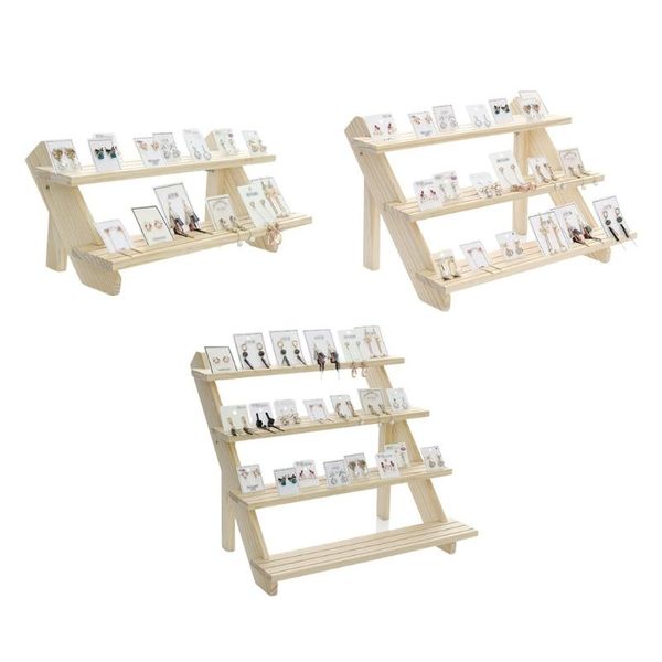 jewelry pouches, bags display riser unfinished rustic wood stand storage shelf rack desksimple frame 2/3/4-tier, Pink;blue
jewelry pouches, bags display riser unfinished rustic wood stand storage shelf rack desksimple frame 2/3/4-tier, Pink;blue