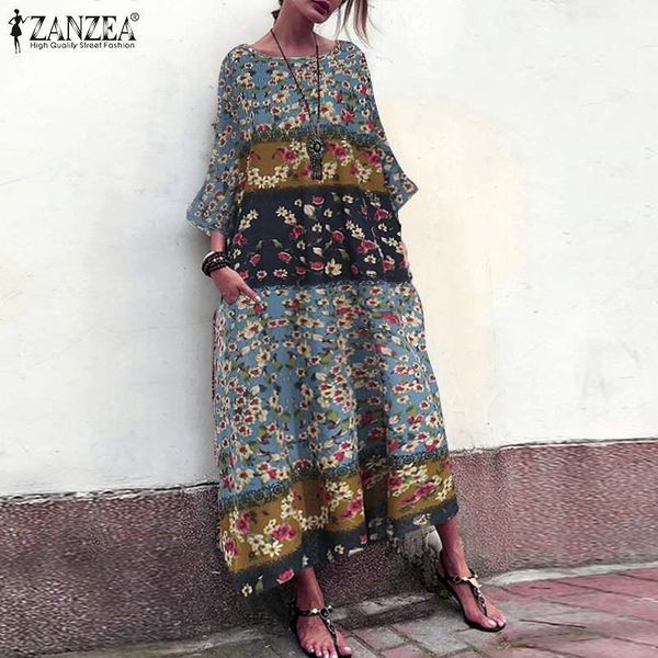 women's spring sundress 2021 casual three quarter sleeve vestidos vintage printed maxi dressfemale o neck robe femme 5xl dresses, Black;gray
women's spring sundress 2021 casual three quarter sleeve vestidos vintage printed maxi dressfemale o neck robe femme 5xl dresses, Black;gray