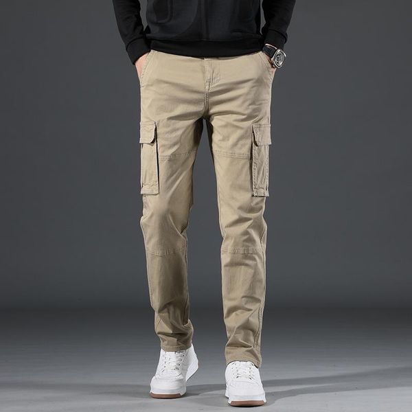 men's pants 2021 spring and autumn multi-pocket overalls korean style solid color loose straight trousers trendy fashion patchwork casu, Black
men's pants 2021 spring and autumn multi-pocket overalls korean style solid color loose straight trousers trendy fashion patchwork casu, Black