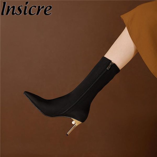 boots insicre satin women mid calf pointed toe 2021 winter thin high heel shoes elastic fabric black big size 43 office zipper
boots insicre satin women mid calf pointed toe 2021 winter thin high heel shoes elastic fabric black big size 43 office zipper