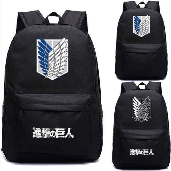 anime attack on titan cosplay backpack eren shingeki no kyojin students school bag teen rucksack travel bags lapknapsack
anime attack on titan cosplay backpack eren shingeki no kyojin students school bag teen rucksack travel bags lapknapsack