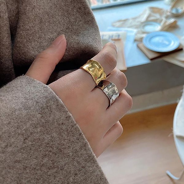 cluster rings 925 silver wave concave jewelry minimalism charm anel bohemia vintage boho bague femme anelli ring for women, Golden;silver
cluster rings 925 silver wave concave jewelry minimalism charm anel bohemia vintage boho bague femme anelli ring for women, Golden;silver