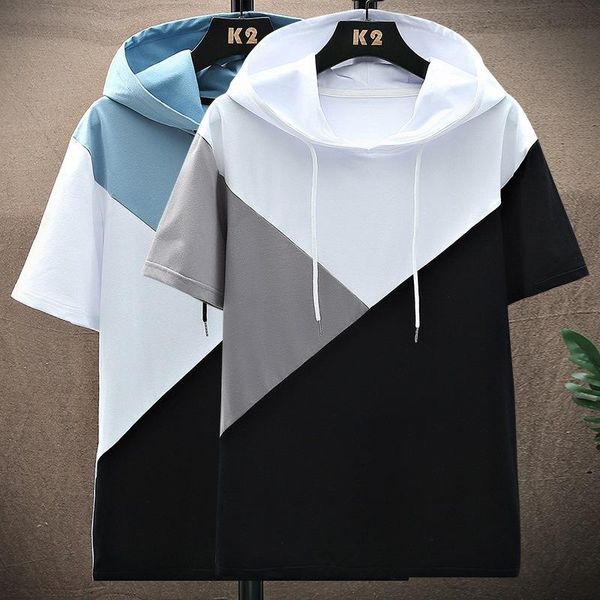 men's hoodies & sweatshirts summer short-sleeved hooded trendy handsome male harajuku style oversize loose, Black
men's hoodies & sweatshirts summer short-sleeved hooded trendy handsome male harajuku style oversize loose, Black