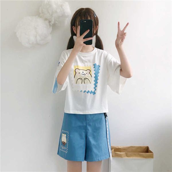 women's t-shirt japanese kawaii college anime t shirt women cute summer harajuku bear graphic clothes femme casual white tee
women's t-shirt japanese kawaii college anime t shirt women cute summer harajuku bear graphic clothes femme casual white tee