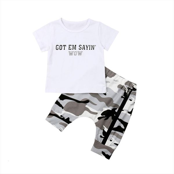 1 5years toddler kids baby boys t shirt camo hip hop pants 2pcs outfits clothes, White
1 5years toddler kids baby boys t shirt camo hip hop pants 2pcs outfits clothes, White