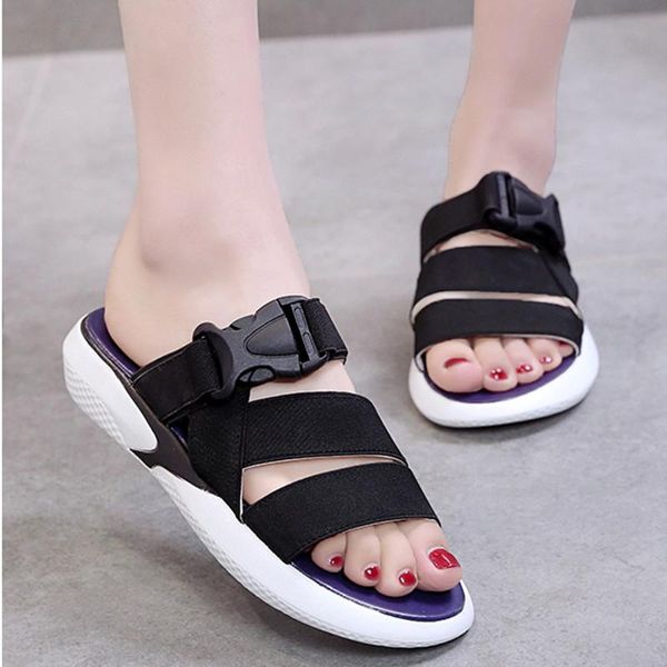 woman summer sandals for women shoes comfy soft wedge low heels chunky flat non-slip flip flops beach 2021, Black
woman summer sandals for women shoes comfy soft wedge low heels chunky flat non-slip flip flops beach 2021, Black