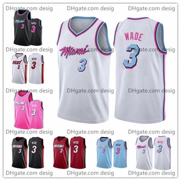 men miami heat dwyane wade #3 city vice night basketball jersey, Black
men miami heat dwyane wade #3 city vice night basketball jersey, Black