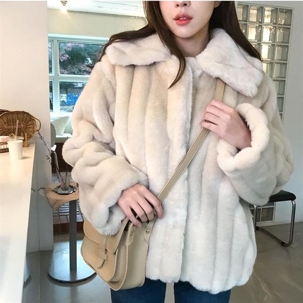 women's fur & faux 2021 winter product south korea fashion fake thick coat short female warm sweet jacket, Black
women's fur & faux 2021 winter product south korea fashion fake thick coat short female warm sweet jacket, Black