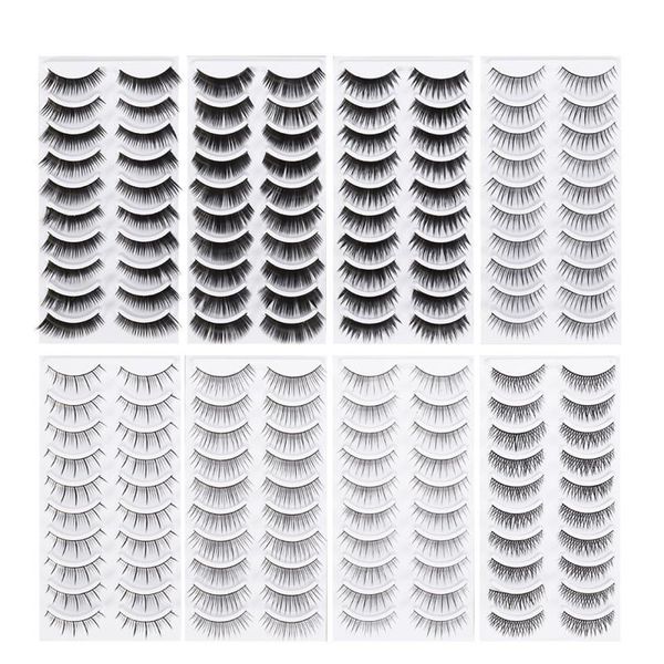 false eyelashes 80 pairs natural fake 8-style thick long eye lashes for women lady teenager girls
false eyelashes 80 pairs natural fake 8-style thick long eye lashes for women lady teenager girls