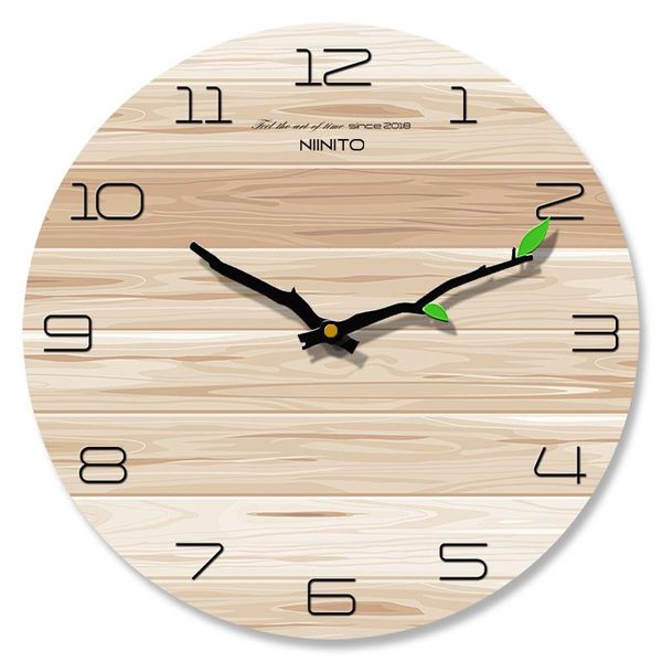 wall clocks wooden grain clock modern design mute creative minimalist home european klock 2021
wall clocks wooden grain clock modern design mute creative minimalist home european klock 2021