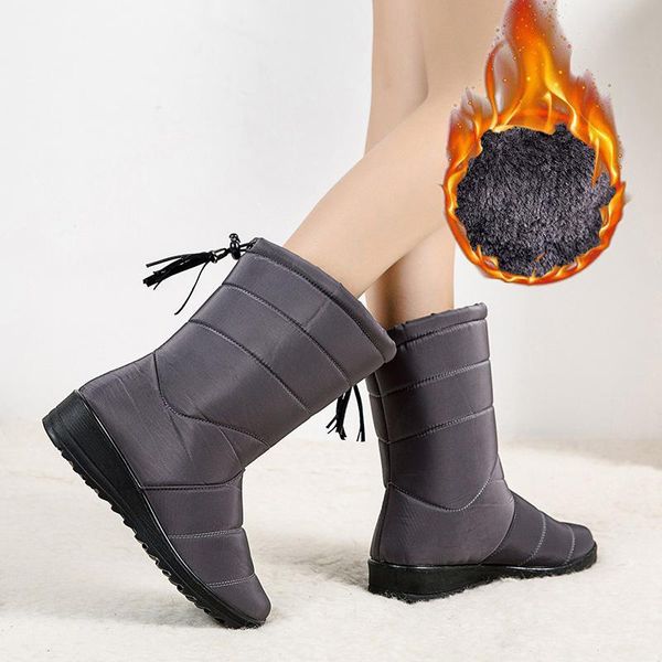 winter snow boots warm women's mid-calf fur women fluffy shoes wedges female boot chaussure femme botines mujer 2021, Black
winter snow boots warm women's mid-calf fur women fluffy shoes wedges female boot chaussure femme botines mujer 2021, Black