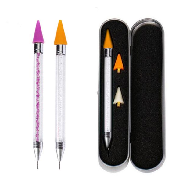 box diy holder iron double head crayon manicure drill tools
box diy holder iron double head crayon manicure drill tools