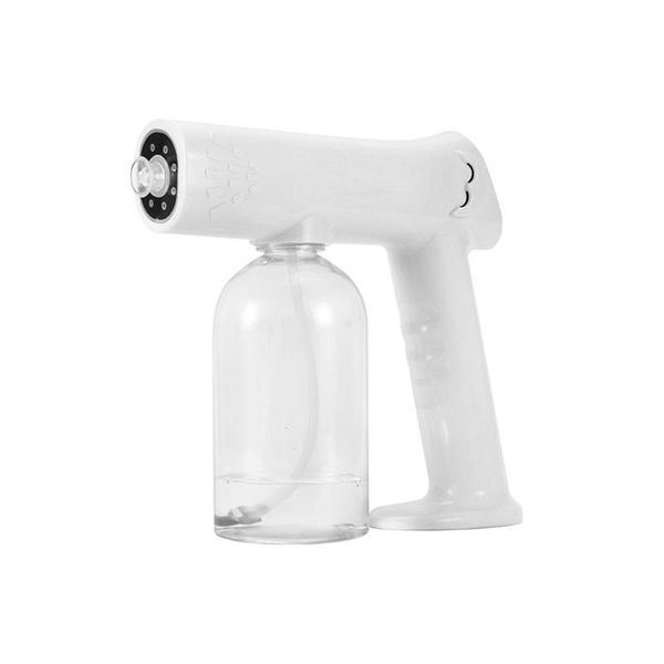 watering equipments 800ml portable electric sanitizer sprayer blue light rechargeable nano steam water spray gun home disinfection atomizer
watering equipments 800ml portable electric sanitizer sprayer blue light rechargeable nano steam water spray gun home disinfection atomizer