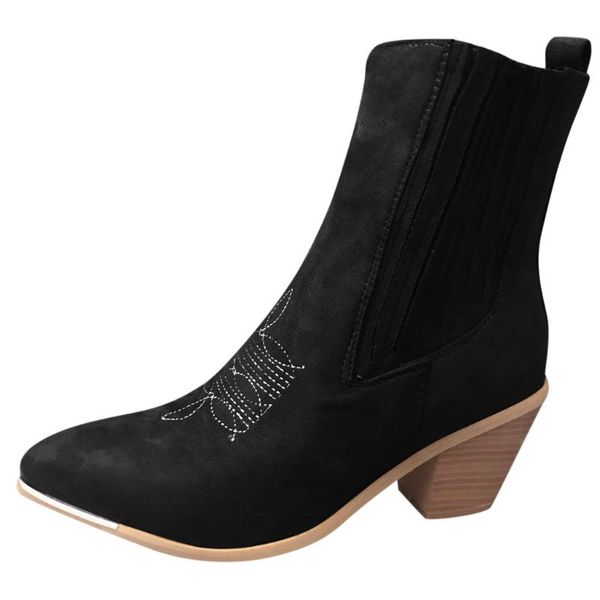 boots ladies short ankle women's fashion rome pointed toe square heels autumn chunky heeled plush shoe woman chic shoes, Black
boots ladies short ankle women's fashion rome pointed toe square heels autumn chunky heeled plush shoe woman chic shoes, Black