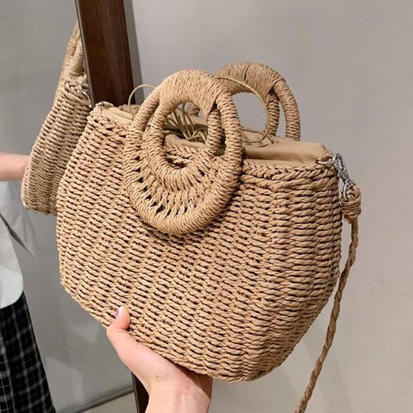 evening bags woven large tote bucket bag 2021 summer high-quality straw women's designer handbag high capacity shoulder messenger
evening bags woven large tote bucket bag 2021 summer high-quality straw women's designer handbag high capacity shoulder messenger