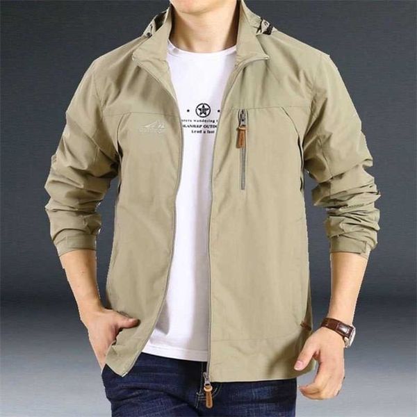 5xl 4xl detachable cap thin jacket men autumn windbreaker pilot coat army men's bomber s male clothes 211110, Black;brown
5xl 4xl detachable cap thin jacket men autumn windbreaker pilot coat army men's bomber s male clothes 211110, Black;brown