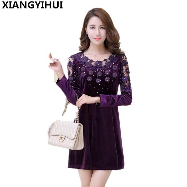casual dresses clobee winter 2021 corduroy middle aged women dress embroidery flower plus size 5xl ladies party femme vestidos q250, Black;gray
casual dresses clobee winter 2021 corduroy middle aged women dress embroidery flower plus size 5xl ladies party femme vestidos q250, Black;gray