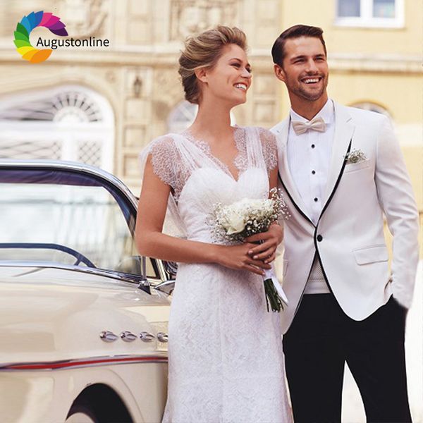 men's suits & blazers men white wedding for man bridegroom groom prom custom slim fit casual tailored tuxedos ternos traje hombre, White;black
men's suits & blazers men white wedding for man bridegroom groom prom custom slim fit casual tailored tuxedos ternos traje hombre, White;black