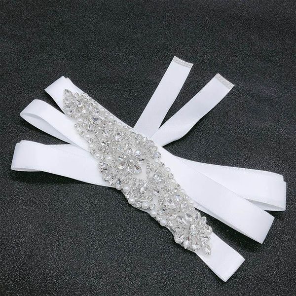wedding sashes rhinestone bridal belts and clear crystal belt for gown evening dress braut band schärpe b23, White
wedding sashes rhinestone bridal belts and clear crystal belt for gown evening dress braut band schärpe b23, White