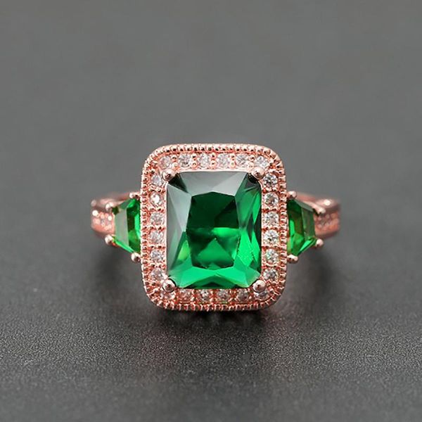 wedding rings luxury princess cut green zircon ring elegant rose gold plated cocktail party women bridal band gifts jewelry, Slivery;golden
wedding rings luxury princess cut green zircon ring elegant rose gold plated cocktail party women bridal band gifts jewelry, Slivery;golden