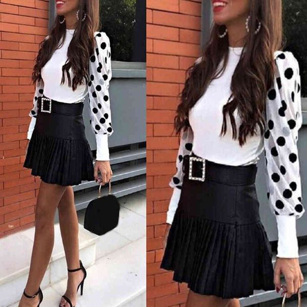 women's blouses & shirts est women sheer sleeve shirt mesh see-through blouse high neck polka dot autumn winter puff long lace, White
women's blouses & shirts est women sheer sleeve shirt mesh see-through blouse high neck polka dot autumn winter puff long lace, White