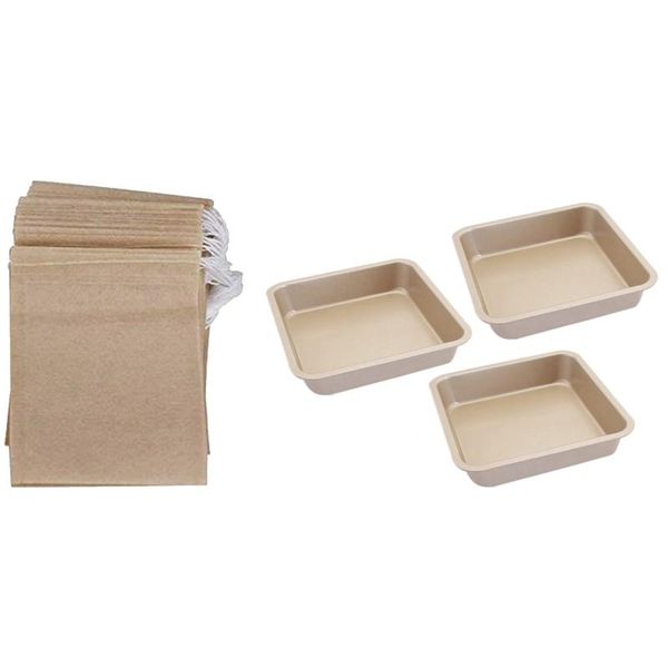 coffee filters 600 pcs disposable tea filter bags for loose tea,drawstring empty bag & 3 8-inch square cake pan
coffee filters 600 pcs disposable tea filter bags for loose tea,drawstring empty bag & 3 8-inch square cake pan