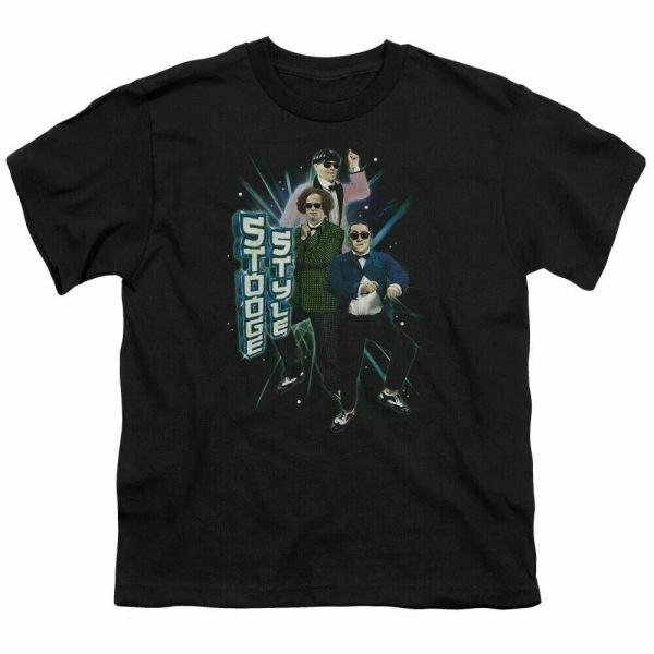 The Three Stooges Stooge Style Kids Youth T Shirt Licensed Comedy Tee Black, White;black
The Three Stooges Stooge Style Kids Youth T Shirt Licensed Comedy Tee Black, White;black