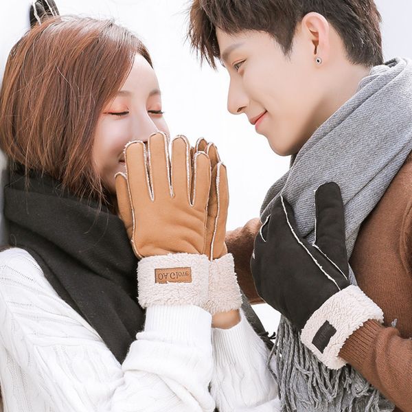 autumn and winter outdoor skiing cycling warm gloves suede thickened motorcycle women' plush men' couple, Blue;gray
autumn and winter outdoor skiing cycling warm gloves suede thickened motorcycle women' plush men' couple, Blue;gray