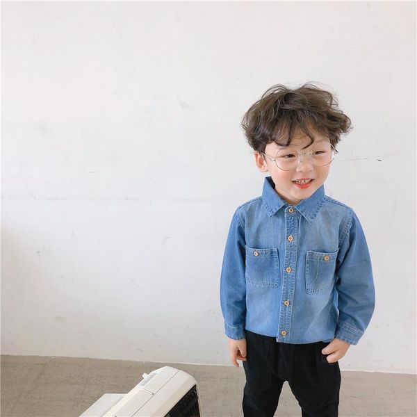 shirts spring arrival korean style for and boys cotton pure color casual fashion all-match long sleeve denim shirt, White;black
shirts spring arrival korean style for and boys cotton pure color casual fashion all-match long sleeve denim shirt, White;black