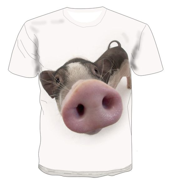 men's t-shirts 3d cute animal round neck loose short sleeves, european and american couple trendy brand t-shirt pullover mt020 yna, White;black
men's t-shirts 3d cute animal round neck loose short sleeves, european and american couple trendy brand t-shirt pullover mt020 yna, White;black