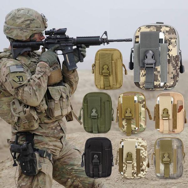 wolfslaves 1000d tactical military waist bag molle pouch outdoor sport fanny pack for 8 x hunting bags
