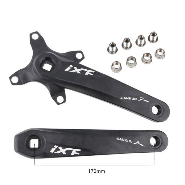 bike heels & chainwheels ixf bicycle crankset 104bcd 170mm mtb crank 32/34/36/38t square hole aluminum alloy for mountain accessories
bike heels & chainwheels ixf bicycle crankset 104bcd 170mm mtb crank 32/34/36/38t square hole aluminum alloy for mountain accessories