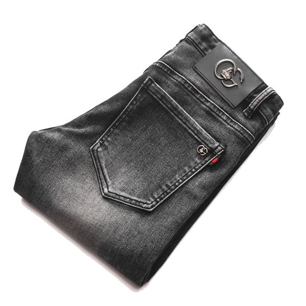 fashion jeans 2021 black grey high end men's summer stretch slim leggings pants, Blue
fashion jeans 2021 black grey high end men's summer stretch slim leggings pants, Blue