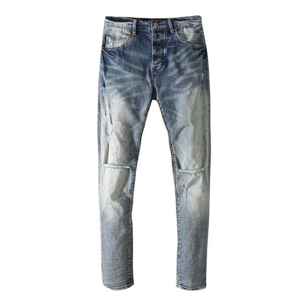 men's jeans male blue trousers 2021 personalized knee knife cut hole stretch slim fit denim pants for men
men's jeans male blue trousers 2021 personalized knee knife cut hole stretch slim fit denim pants for men