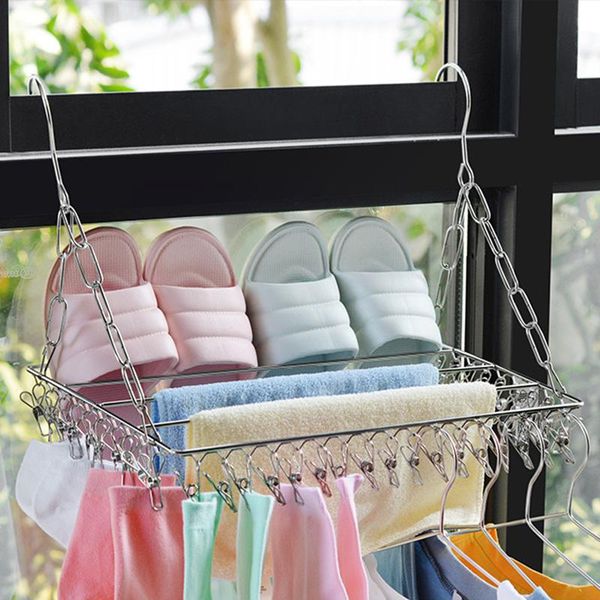 hangers & racks multifunctional clothes drying rack stainless steel laundry garment hanger for hanging towels socks shoes fas6
hangers & racks multifunctional clothes drying rack stainless steel laundry garment hanger for hanging towels socks shoes fas6