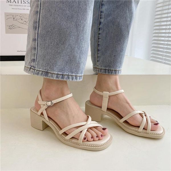 female sandals summer ladies high heels square open toe slides party shoes women for, Black
female sandals summer ladies high heels square open toe slides party shoes women for, Black