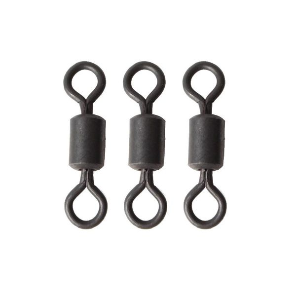fishing hooks 100pcs matte black rolling swivels carp rigs long body swivel connector accessories tackle
fishing hooks 100pcs matte black rolling swivels carp rigs long body swivel connector accessories tackle