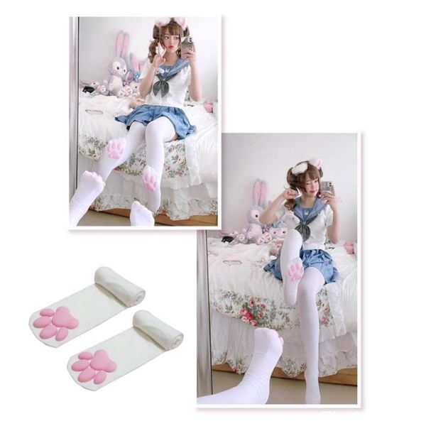 cat socks claw over knee stockings toe beanies cute year gift lolita pads women girls kawaii sports, Black
cat socks claw over knee stockings toe beanies cute year gift lolita pads women girls kawaii sports, Black