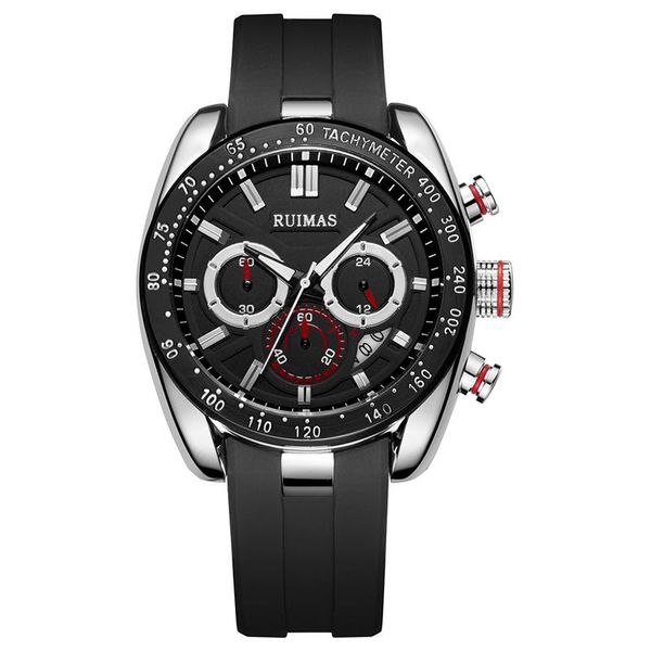 brand sport watch for mens silicone strap 3 eyes military quality male wristwatch waterproof quartz clock fashion steel wristwatches, Slivery;brown
brand sport watch for mens silicone strap 3 eyes military quality male wristwatch waterproof quartz clock fashion steel wristwatches, Slivery;brown