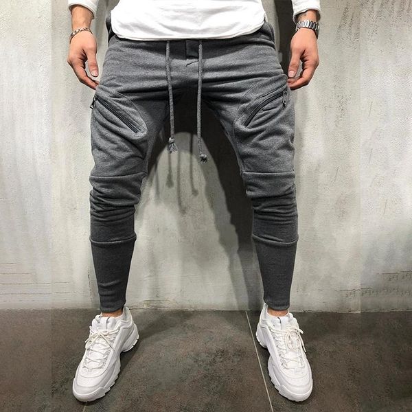 men pants solid drawstring pencil casual jogger zipper plus size trousers hip hop sweatpants men's clothing, Black
men pants solid drawstring pencil casual jogger zipper plus size trousers hip hop sweatpants men's clothing, Black