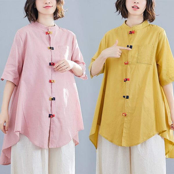 traditional chinese clothing women 2021 cotton linen asymmetric shirt retro blouse vintage ethnic tunic ladies chinese 10529, Red
traditional chinese clothing women 2021 cotton linen asymmetric shirt retro blouse vintage ethnic tunic ladies chinese 10529, Red