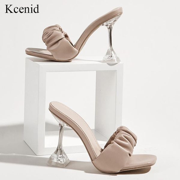 kcenid fashion pleated summer sandals women open toed high heels transparent crystal heel slippers big size 41, Black
kcenid fashion pleated summer sandals women open toed high heels transparent crystal heel slippers big size 41, Black