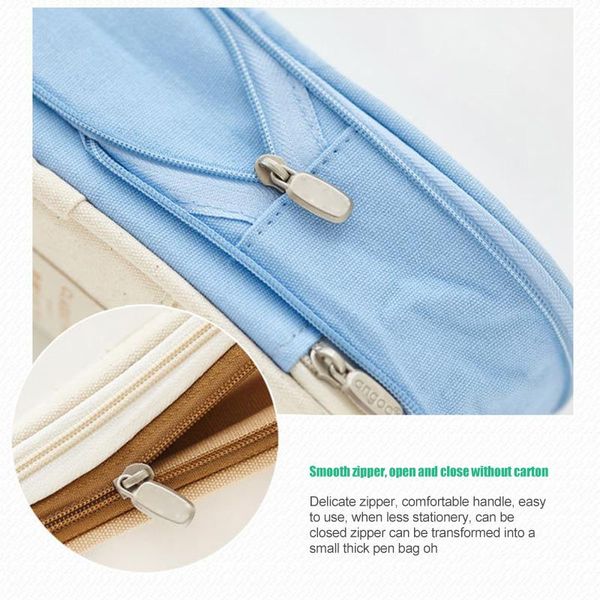 double layers pencil pen case office school students large capacity storage bag lhb99 bags
double layers pencil pen case office school students large capacity storage bag lhb99 bags